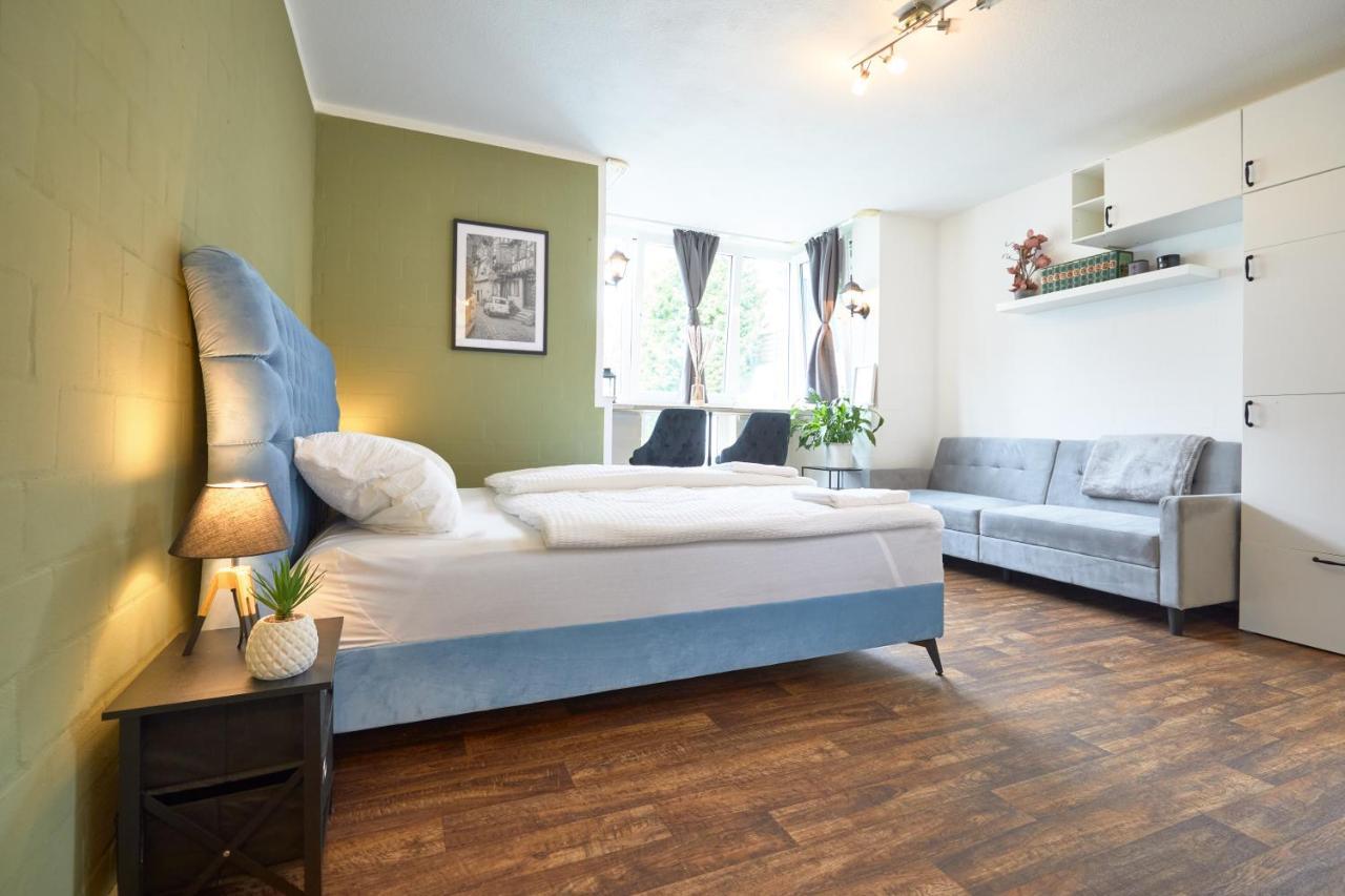 Stilvolles Ruhiges Studio - Parkplatz, Wifi, Tv Em-Apartments Deutschland Bielefeld Bagian luar foto